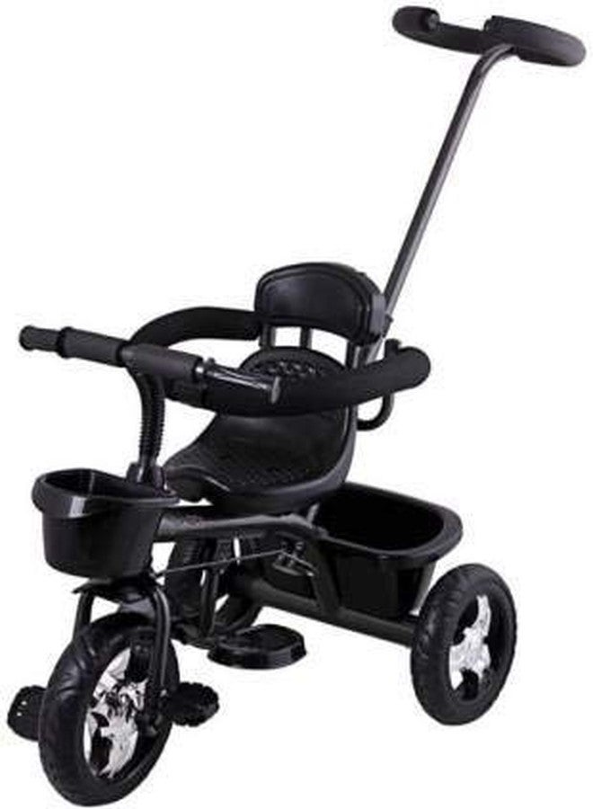 CR18 COLLECTION Kids Tricycle with Push Bar Anti-Slip Pedals, 1.5 to 9 Years, Carrying Capacity up to 25 Kg stylish Baby Tricycle for Kids, Plug n Play Kids Trike Ride on with Storage Space & Parental Handle - Image 2